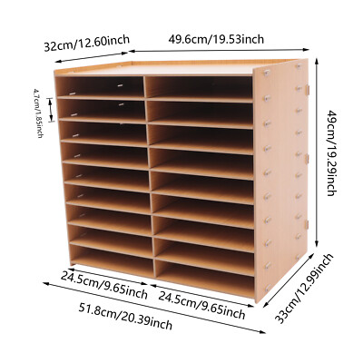 Elegant Multi-Tier Document Organizer with Customizable Design for Office Use