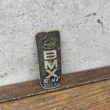 Mongoose BMX Headbadge Maurice Old School BMX Head Badge 1970s 80s  Frame Hole