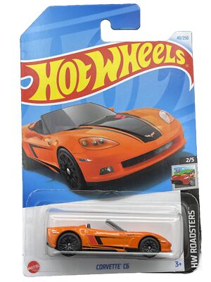 Hot Wheels 2024 HW Roadsters 2/5 Orange Corvette C6