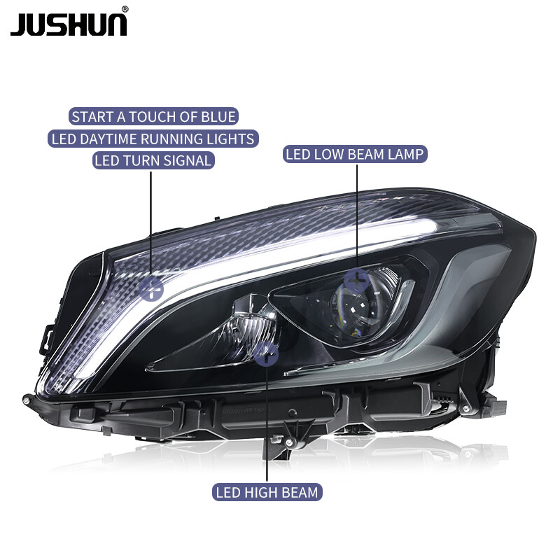 LED Headlight Assembly For 2013-2018 Mercedes-Benz A-Class W176