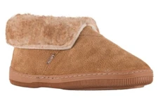 Lamo Men's Suede Bootie Slipper Chestnut (Select Size)