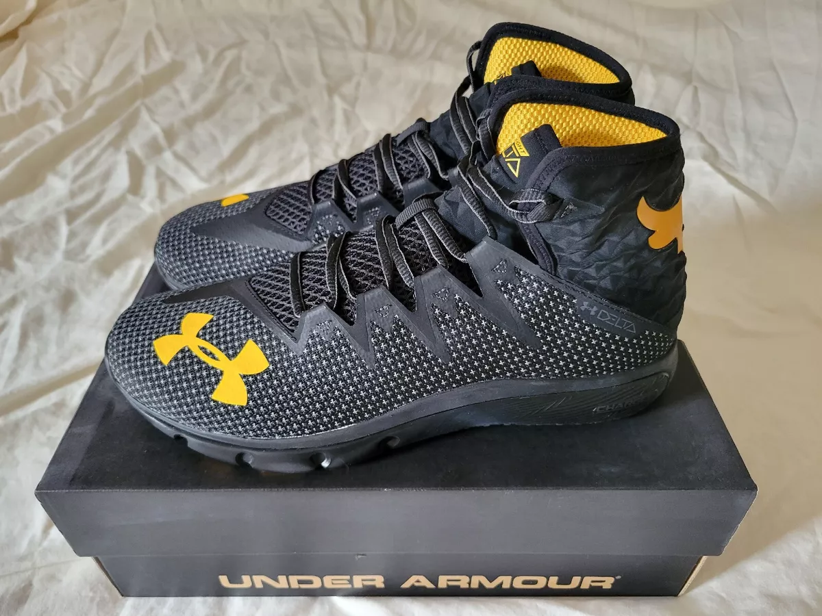 Under Armour Project Rock Delta HIGHLIGHT Men's size 10.5 BNIB 1st