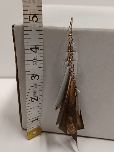 Hanging Pointy Square And Triangular Fashion Earr… - image 4