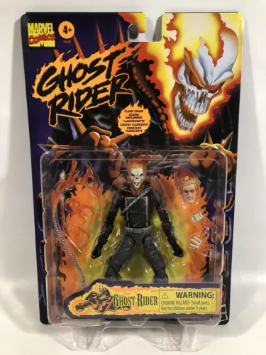 2022 MARVEL LEGENDS RETRO GHOST RIDER 6” FIGURE VERY NICE RARE
