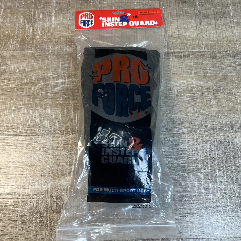 Protector de espinilla/instep combinado de tela Awma ProForce talla NIÑO GRANDE, color negro Foto 3 de 4