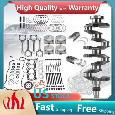 G4NA Engine Overhaul Rebuild Kit Gasket Crankshaft Piston for Hyundai Kia 2.0L
