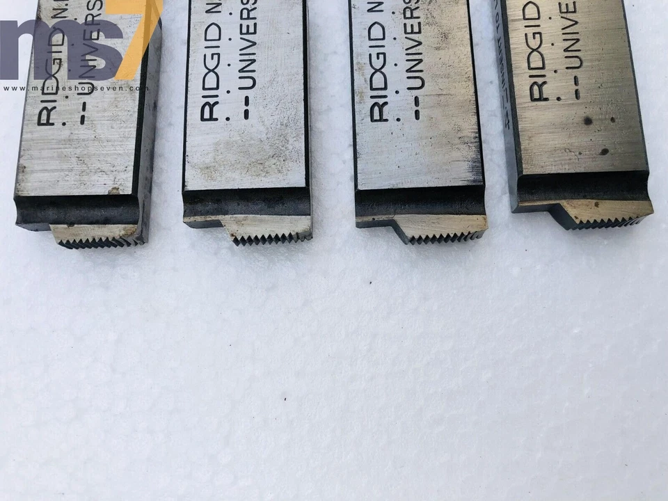 RIDGID 1/4"-3/8" NPT HIGH SPEED SS UNV UNIVERSAL PIPE DIES/ CHASER SET #3 - Image 3 of 4