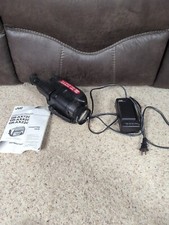 JVC GR-AX220 VHS-C Analog Camcorder POWERS ON READ
