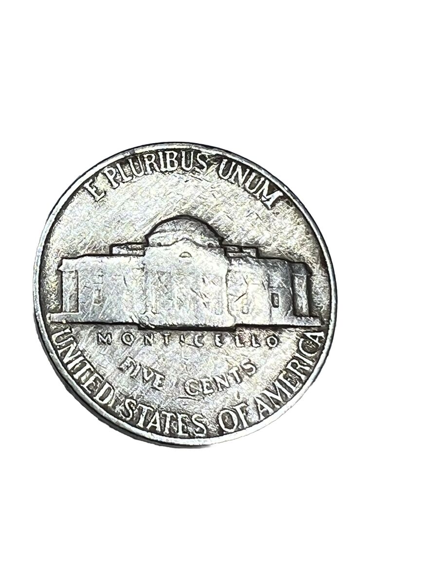 1946 Jefferson RARE Nickel wrong Planchette Collectible