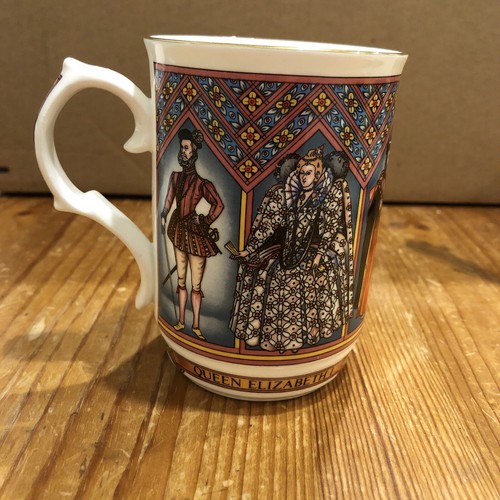 James Sadler Mug Elizabeth 1 Queen of England 4442 Fine Bone China