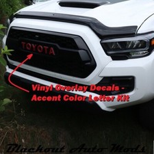 RED Grill Letter Set for Toyota Tacoma TRD PRO 2016+ Precut Vinyl Decals