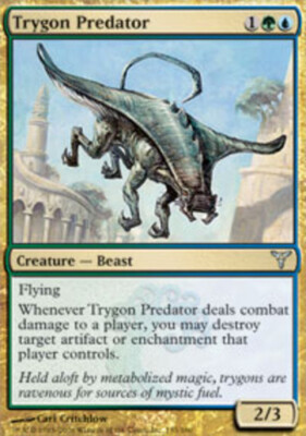 [1x] Trygon Predator - Foil Played, English Dissension MTG Magic