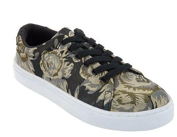 Isaac Mizrahi Live! Женская спортивная парча с цветочным узором на шнуровке - Изображение 2 из 3