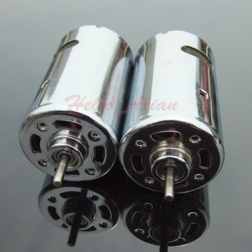 DC 12V 18V 24V 12000RPM Grande Coppia Magnetica RS-555 Motore Trapano Fai Da Te Modello Auto - Foto 5 di 9