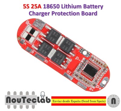 5S 25A 21V Li-ion Lithium 18650 Charging BMS PCM Battery Protection Board