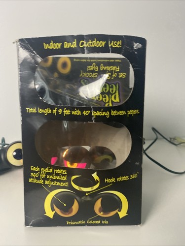 PEEP N PEEPERS SPOOKY EYES FLASHING HALLOWEEN STRING LIGHTS SOMEBODY'S WATCHING - Picture 7 of 11