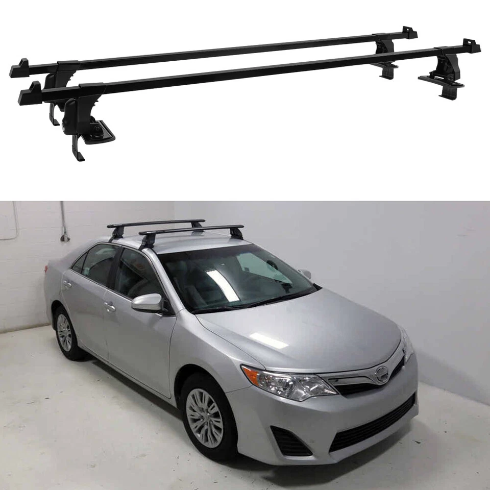 54" Car Truck Top Roof Rack Cross Bar Luggage Cargo Carrier For Toyota Camry