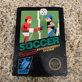 Soccer Nintendo NES CIB Complete black box 5-screw READ DESCRIPTION