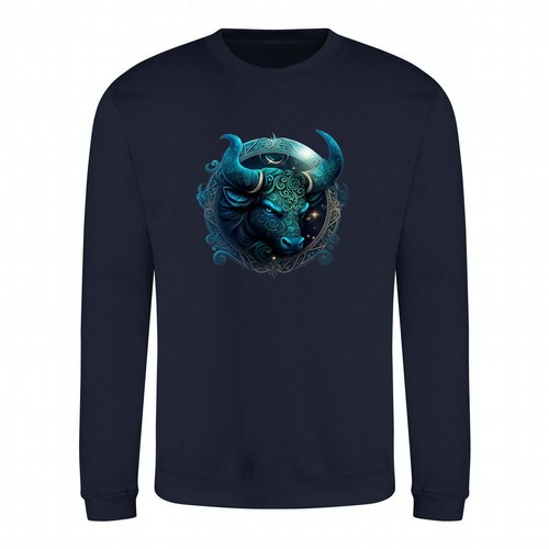 Sweatshirt Star Sign Taurus Horoscope Astrology Zodiac Art Unisex Sweater Jumper - Picture 26 of 37
