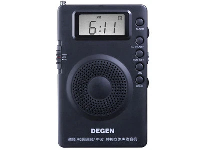 DEGEN DE215 DSP AM//FM//FML DSP Pocket size Radio /</< AM 9kHz tuning />/>