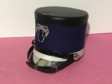 Stanbury Marching Band Hat Black / Purple Ratlesnake logo