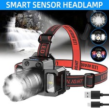9900000LM Super Bright LED Headlamp Rechargeable Headlight Flashlight Head Torch