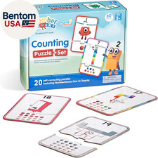 Numberblocks Counting Puzzle Set, Number Puzzle, Counting Games for Kids Ages 3-