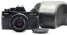 Praktica BCA Electronic 35mm SLR Camera Pentacon Prakticar 50mm f/1.8 MC Mint-