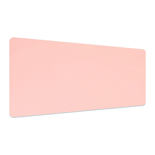 Alfombrilla de escritorio 28"x14" protectora de cuero PU alfombrilla de ratón lateral doble alfombrilla azul/rosa - Imagen 1 de 6