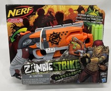 Nerf Zombie Strike Hammershot Blaster Hasbro Gun Pistol Target Exclusive NEW 