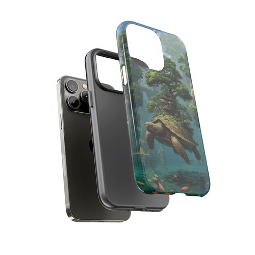 Floating Turtle Island Shell - Phone Cover Case for iPhone, Galaxy, Pixel - 第 88/261 張圖片