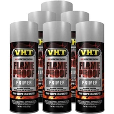 VHT High Temp Paint SP100 (6pk); Flameproof 11oz Aerosol Flat Gray up to 2000°F