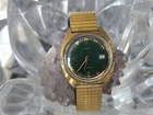 Vintage Rare Timex Green-Dial Marlin Mechanical Men's Watch