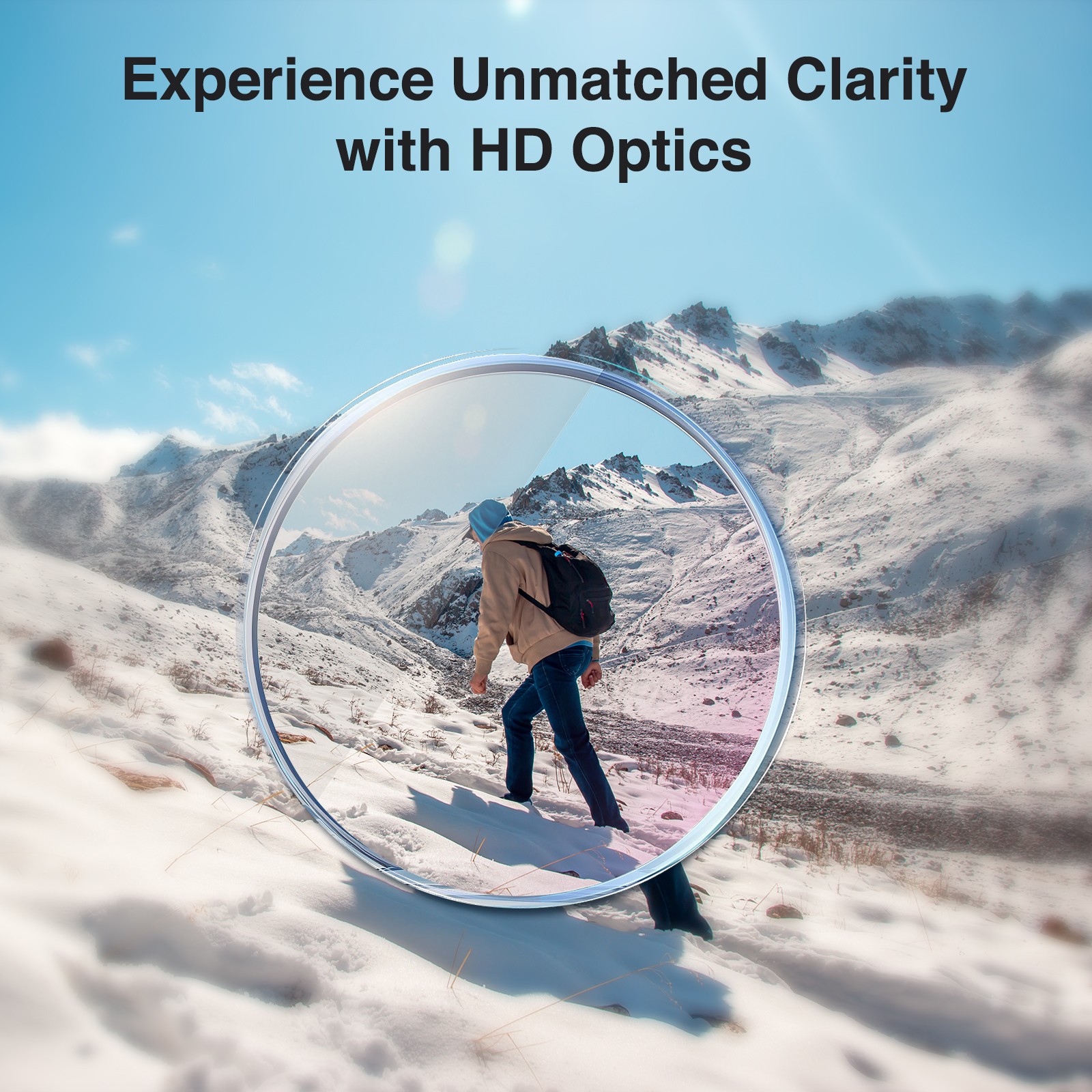 Camolo Magnetic Wide-Angle Lens Filter for DJI Osmo Pocket 3 Accessories w/ Glas