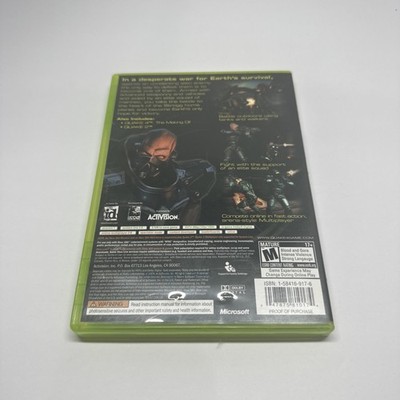 Quake 4 Microsoft Xbox 360, 2005, Complete in Box, Tested Working