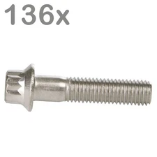 136 Stainless Steel M7x32 Screws for BBS Rial Schmidt O.Z. Dynatech Carline Wheels