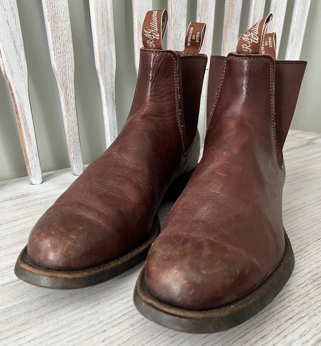 R.M.Williams男式靴| eBay