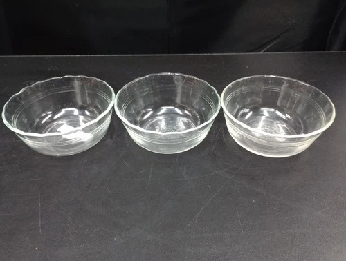 Vintage PYREX Corning Glass Bowl 464 300 ml Set Of 3 Made In USA