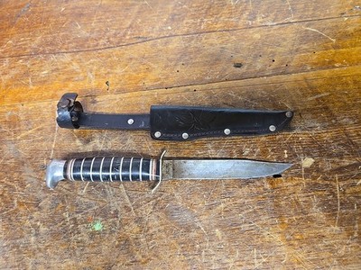 Vintage Solingen Germany Extra Hollow Ground 4.25” Fixed Blade