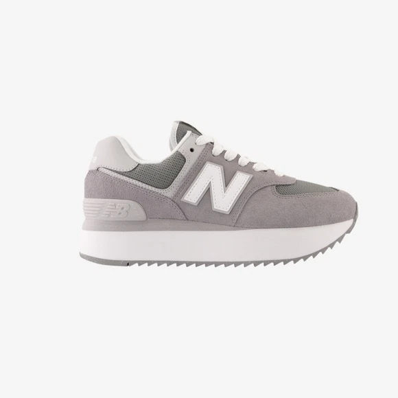 Zapatillas informales de plataforma New Balance 574+ para mujer WL574ZSD talla 6-10 Foto 3 de 4