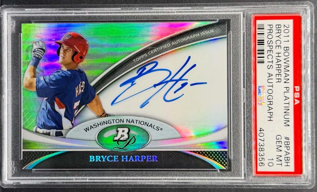 Bryce Harper Autograph Baseball Trading Cards for sale | eBay