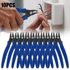 10PCS 170 Wire Cutters Flush Wire Cable Cutter Cutting Snips Pliers Side 5"