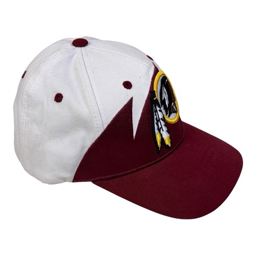 RARE Vintage 90s Washington Redskins Reebok Sharktooth SnapBack Hat NFL - Picture 2 of 9