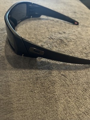 Oakley 03-473 Gascan Matte Rectangular Sunglasses 60mm - Black