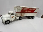1955 TONKA COUNTRY FREIGHT FORD TRACTOR TRAILER SEMI TRUCK PRESSED STEEL VINTAGE