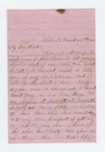 CIVIL WAR LETTER - 18th Michigan Vols - Gunboat Patrol Cumberland River Kentucky