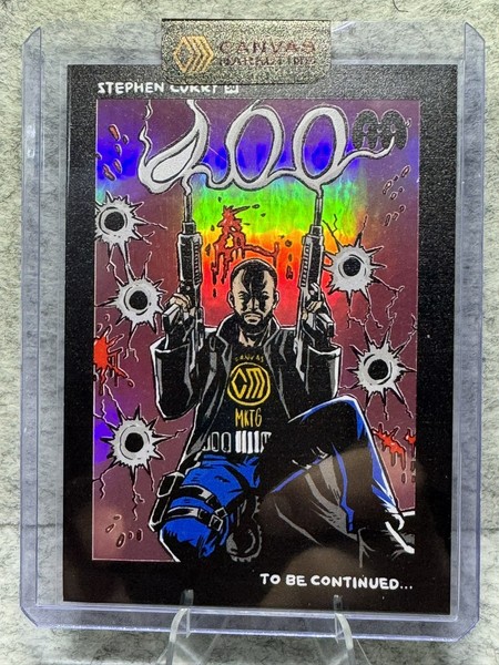 Stephen Curry 02/50 Canvas Marketing To Be Continued Sharpshooter Parallel 