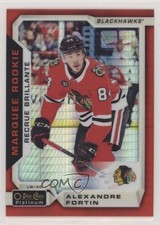 2018 O-Pee-Chee Platinum Marquee Rookies Red Prism 180/199 Alexandre Fortin 1tr