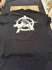 Anarchy T-Shirt, Mens, Black, Size 2XL
