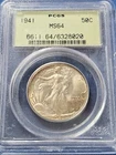 1941 Walking Liberty half dollar, PCGS MS64 OGH. Beautiful Coin